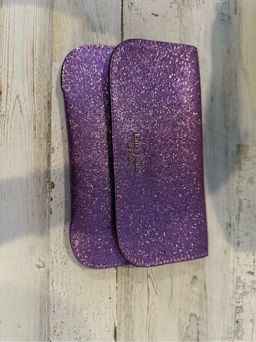 kate spade Glitter Eyewear Sleeve in Purple